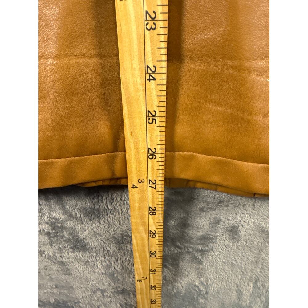 Designer x Burberry London x VTG Y2K Tan Leather Bomber Jacket Men’s EU 52/US L - Picture 5 of 16